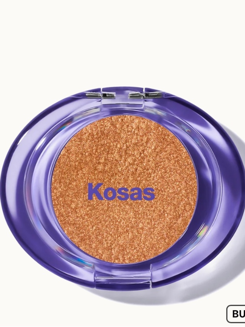 Kosas Shiny Objects Wet Glisten  Powder Highlighter For Face + Eyes  Gilded